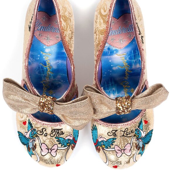 Rare Disney Cinderella  irregular choice shoes US 6 - Picture 2 of 16